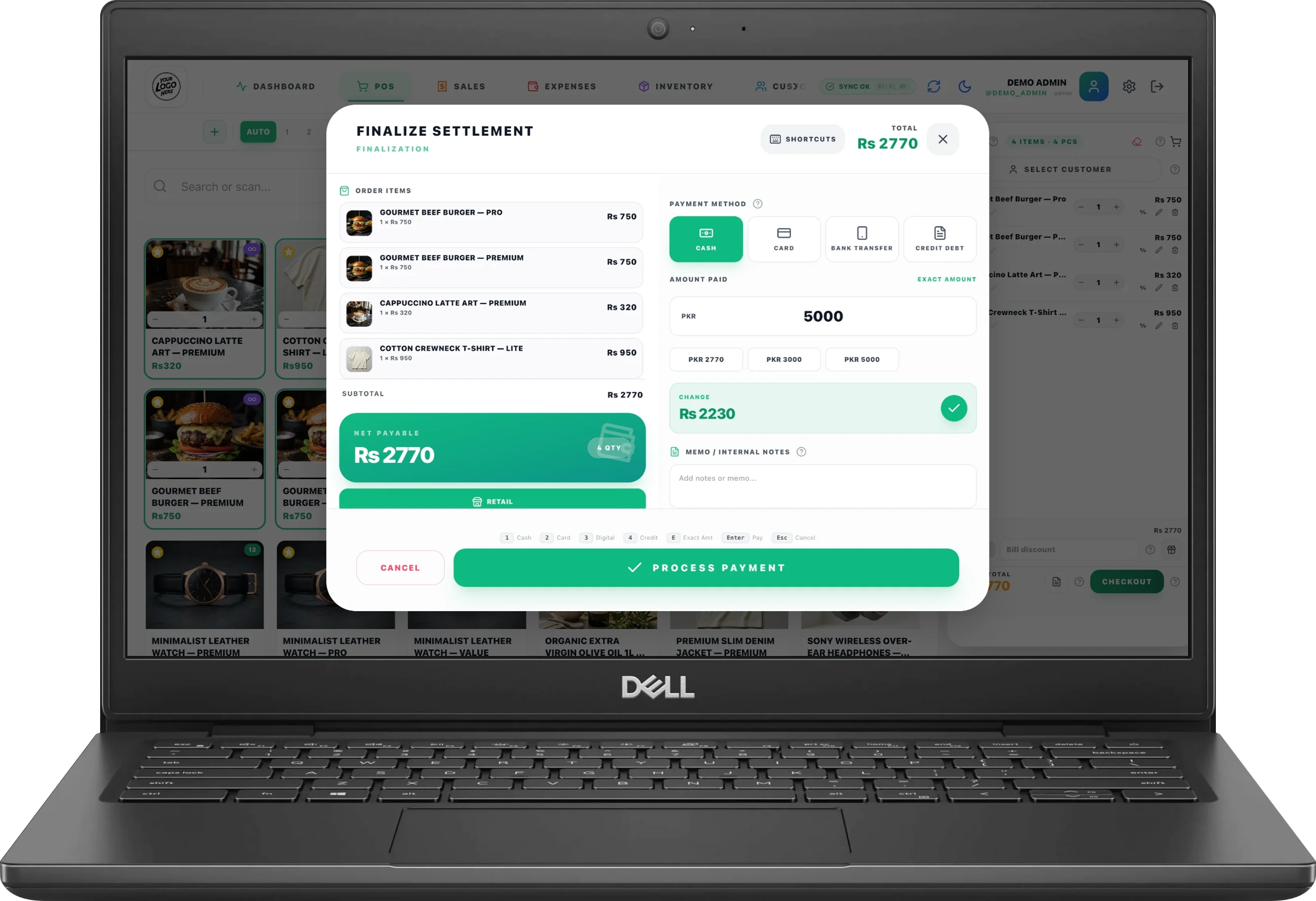 Screenshot showing Advanced Checkout Modes